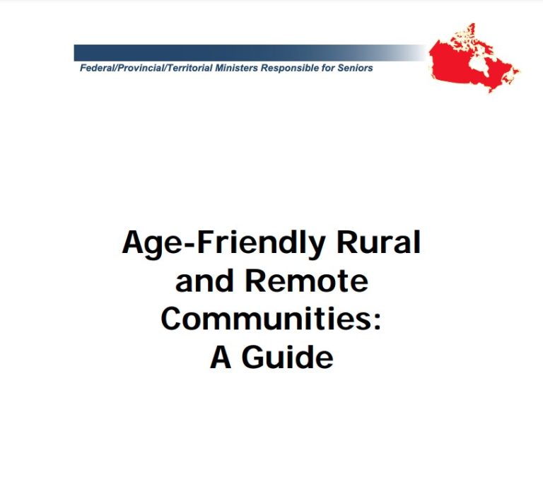 Age-friendly Rural and Remote Communities: A Guide
