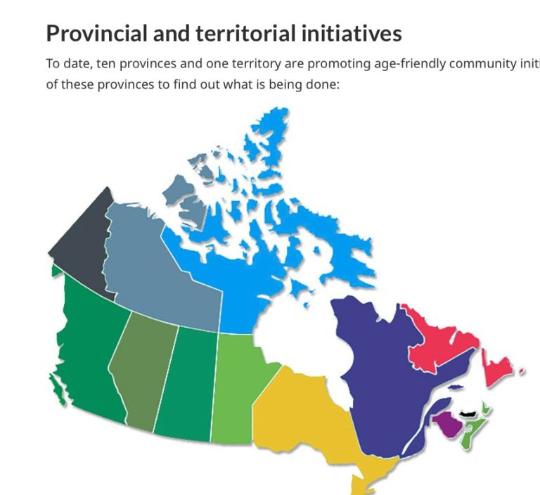 Governement of Canada’s resource on Age-friendly Communities