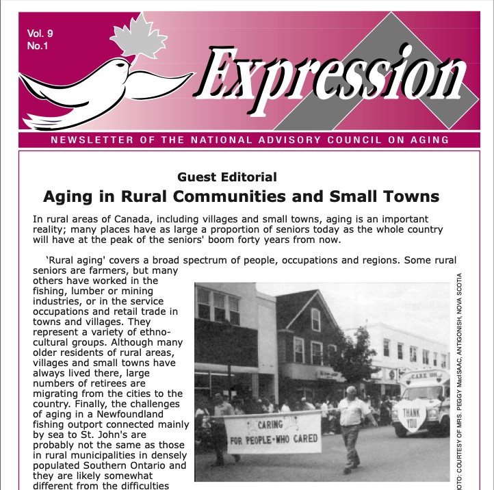 Aging in Rural Communities and Small Towns