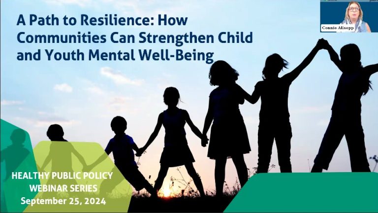 A path to resilience: How communities can strengthen child and youth mental well-being 