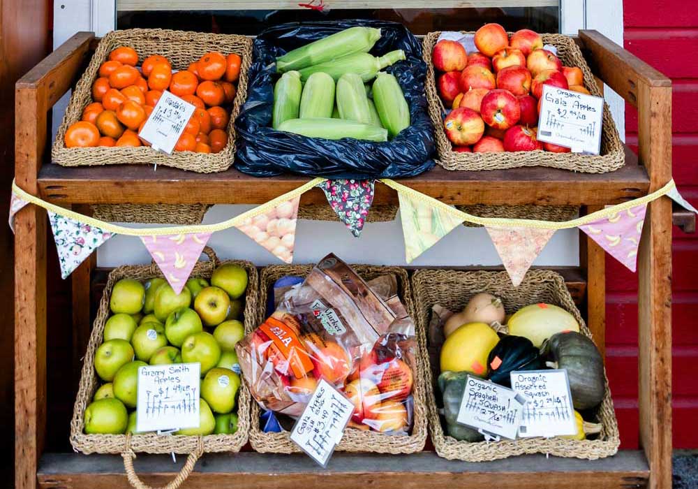 Seeds and local produce